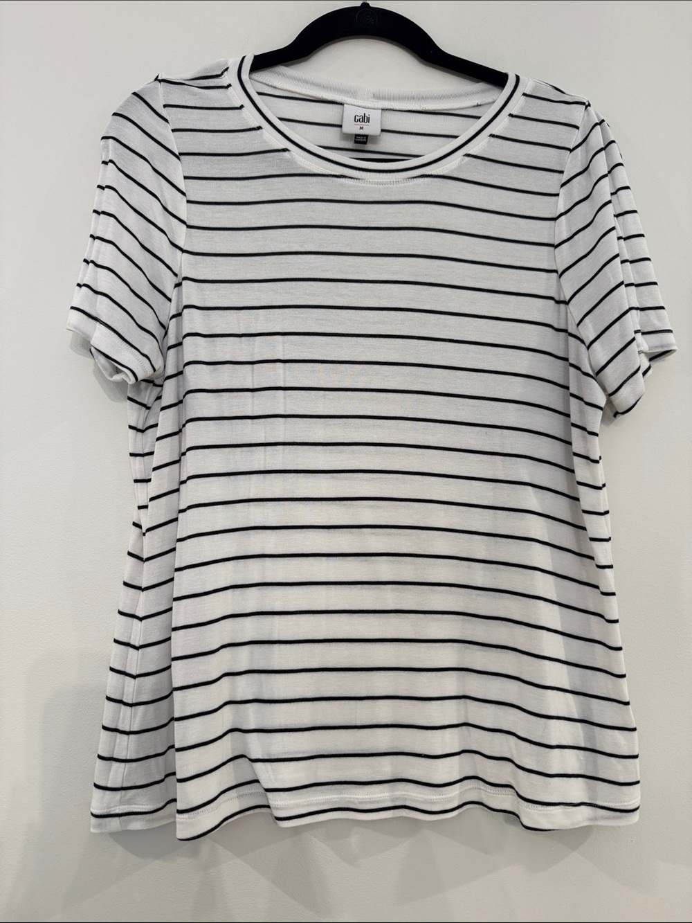 CAbi Black & White Applause Top